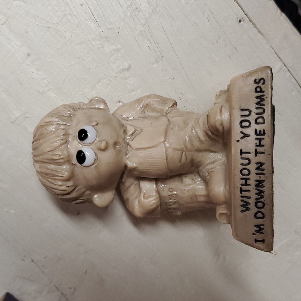 Russ Berrie & Wallace 1969 Figurine  Without You I'm Down in the Dumps